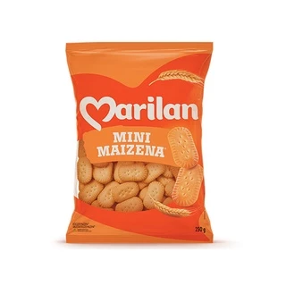 Biscoito doce maizena mini pacote 350g marilan pacote