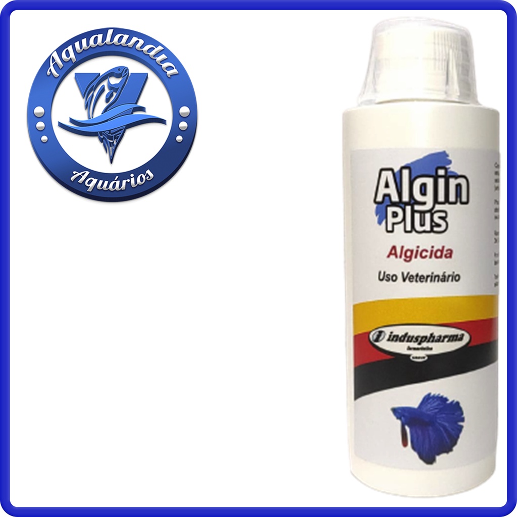 Induspharma Algin Plus 250ml Algicida Remove Alga P/Peixe | Shopee Brasil