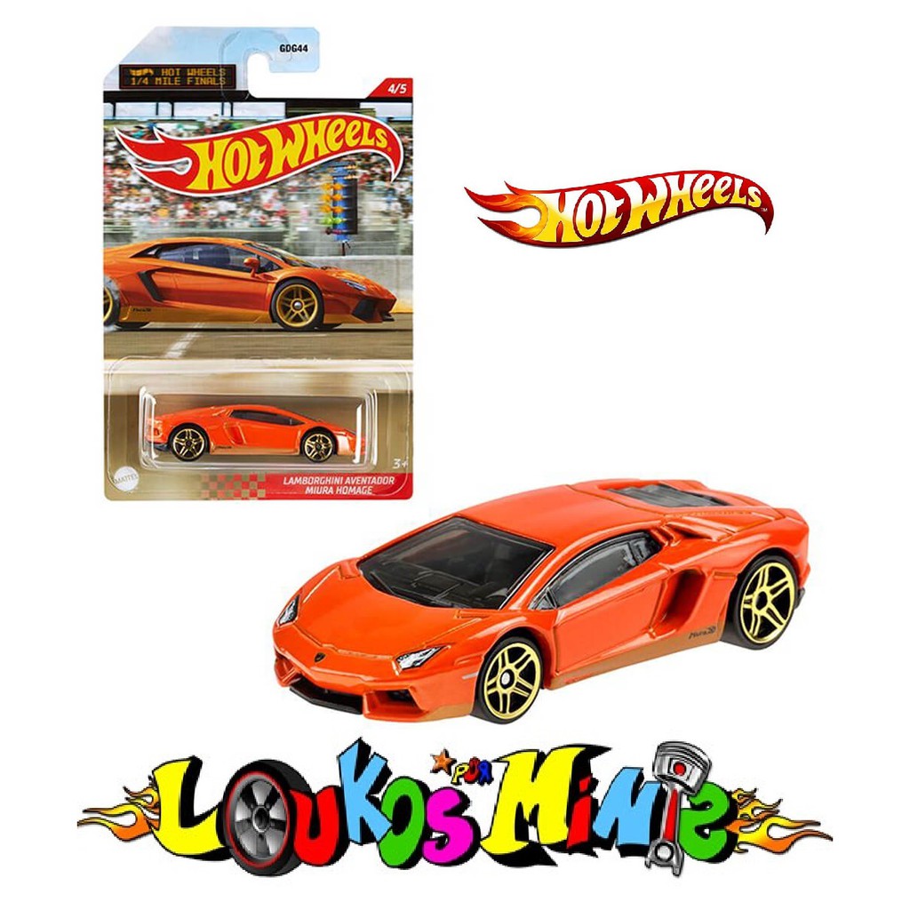 Lamborghini aventador miura store homage hot wheels