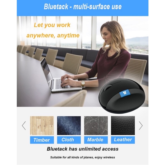 Microsoft Sculpt ergonomic dual-mode wireless mute ergonomic mouse