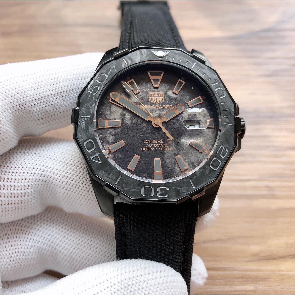 100 originalSUPER ORI 1 1 TAG HEUER CARBON AQUARACER CALIBRE 5