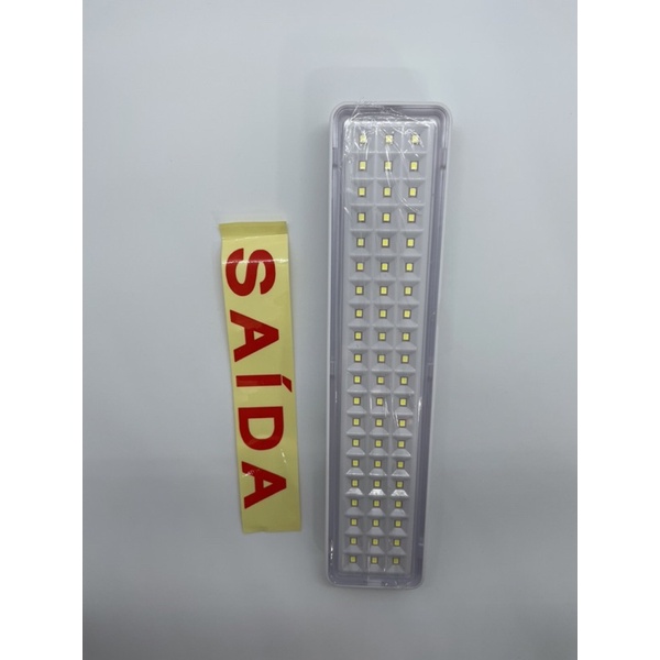 Luminária de Emergência 60 Leds AS1938 Bivolt Shopee Brasil