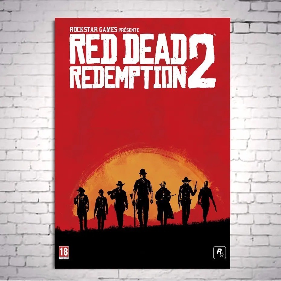 Poster Cartaz Red Dead Redemption 2 A3 | Shopee Brasil