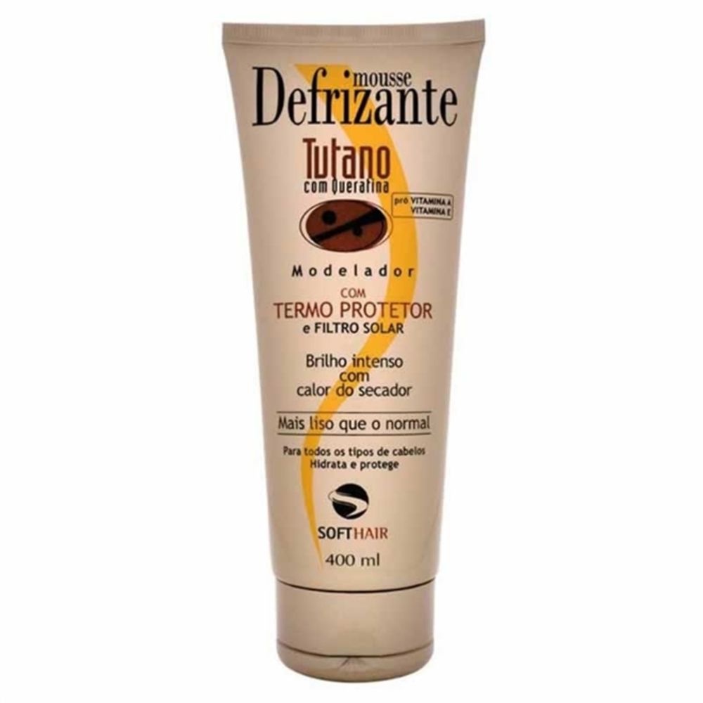 Protetor Térmico Defrizante Tutano Com Queratina Soft Hair 400ml ...