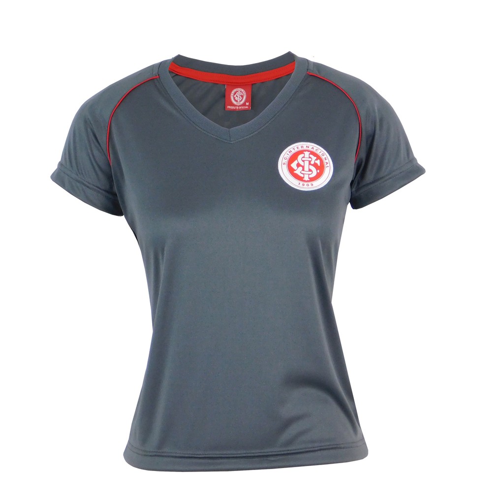 Camisa do hot sale inter cinza feminina