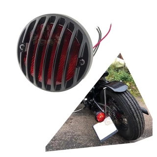 Lanterna Grelha Custom Cafe Racer Brat Style Traseira Moto