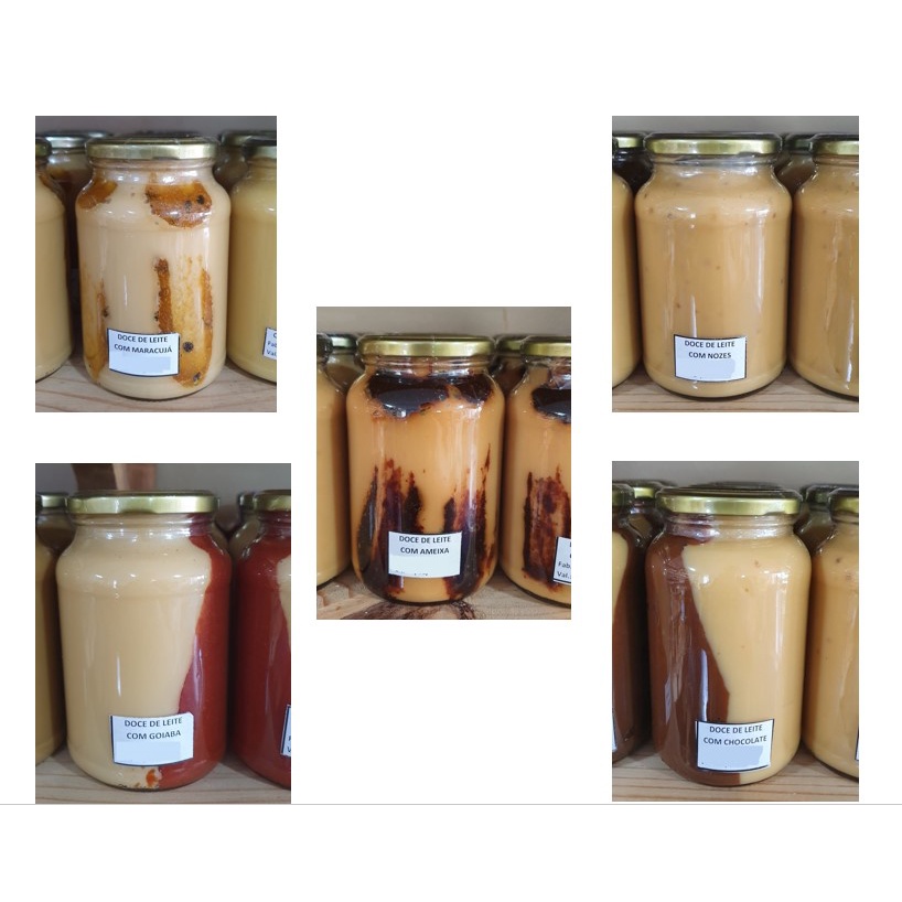 Doce de Leite Artesanal Minas Caseiro Sabores Variados 680g