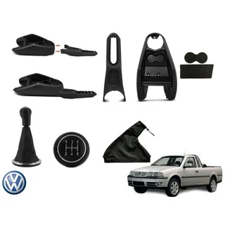 Console Central Prolongador Coifas Gol Saveiro Parati G3 00/2005 Preto