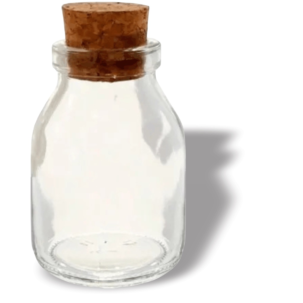 10 vidro (vazio) p Sais De Banho 50ml com Rolha