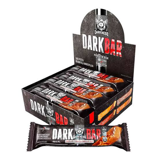 Barrinha 24g Proteina Dark Whey Bar Caixa com 8 un – Integral Medica – Darkness Integralmedica Barra