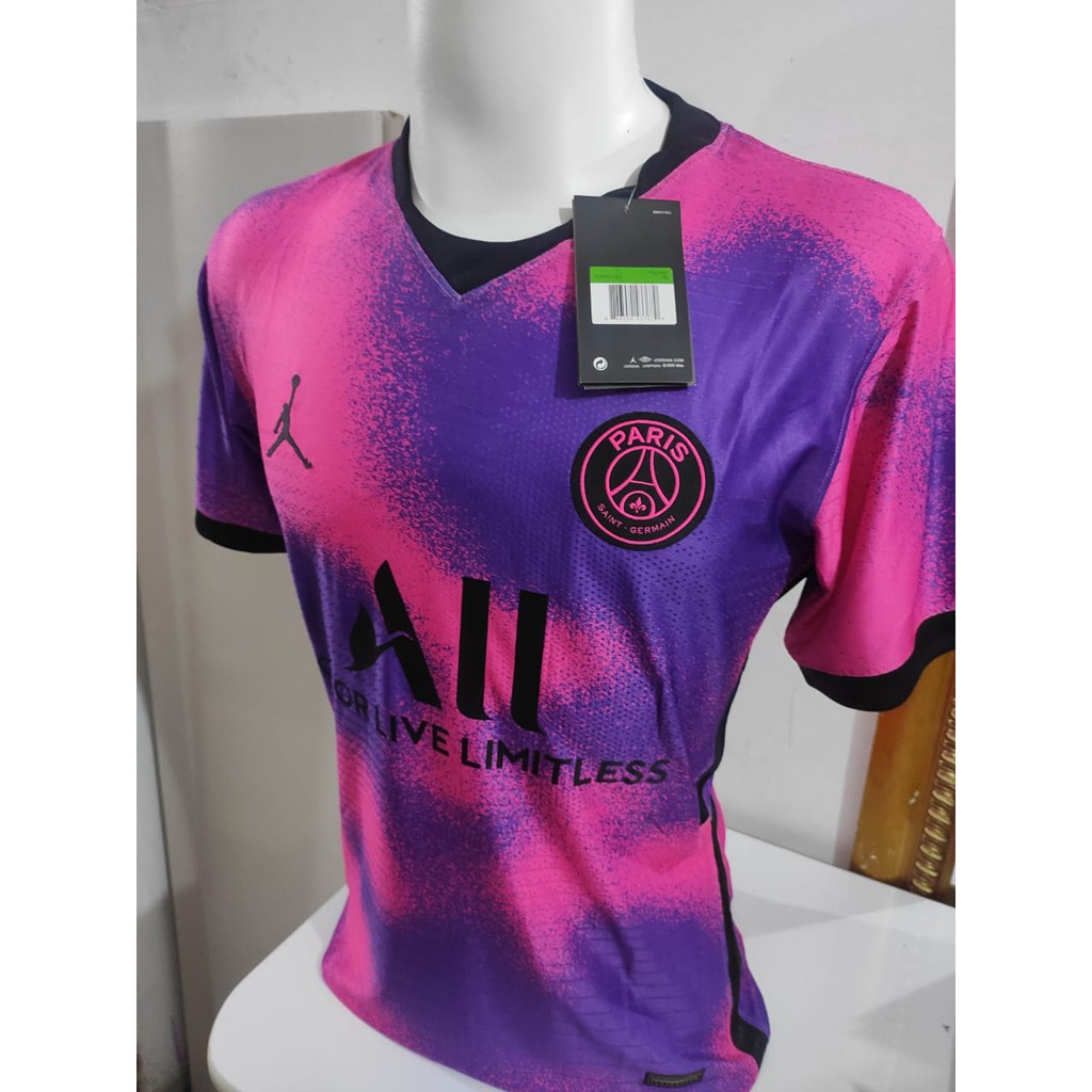 Camisa PSG 20/21 Versão Jogador Rosa e roxa | Shopee Brasil
