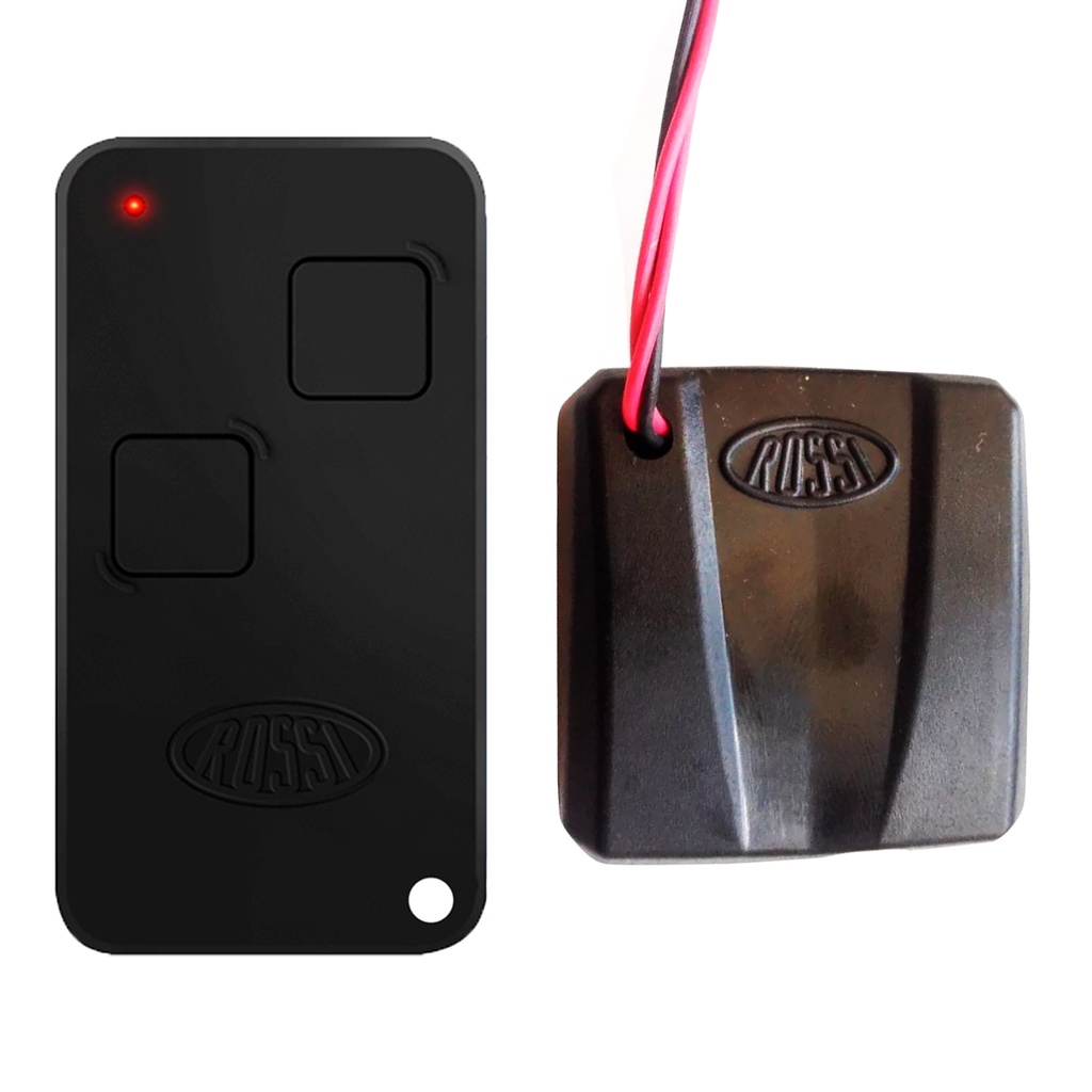 Controle Portão Rossi Ntx 2 Canais 433mhz Nano Bv Atto Dz3 Dz4 + Tx Car Farol Alto Carro Moto 12V