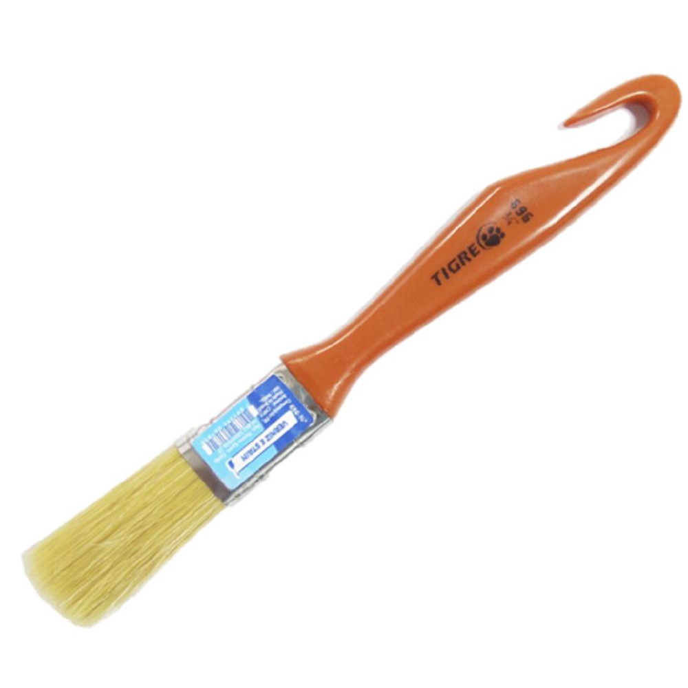 Pincel Trincha Para Pintura Tigre Media 696 3/4 Polegadas Cerda Branca ...