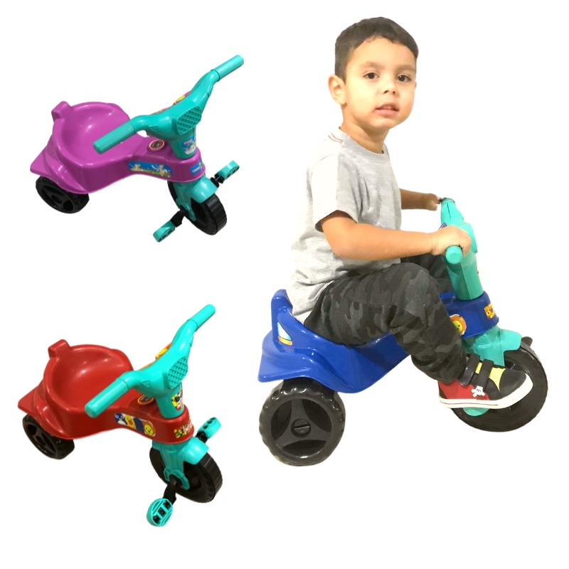Triciclo Escolar 3 Roda Velotrol Motoca Infantil no Shoptime