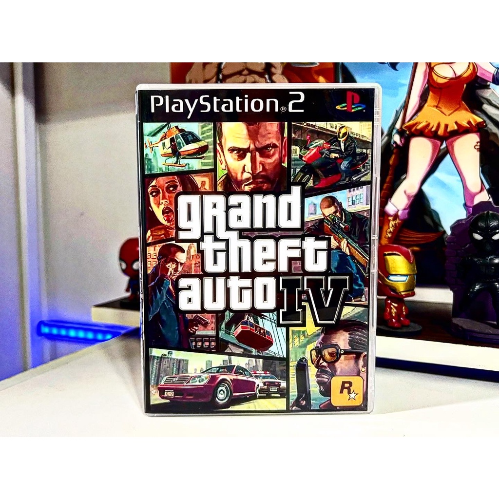 Jogos Playstation 2 - Patch - GRAND THEFT AUTO 4 - | Shopee Brasil
