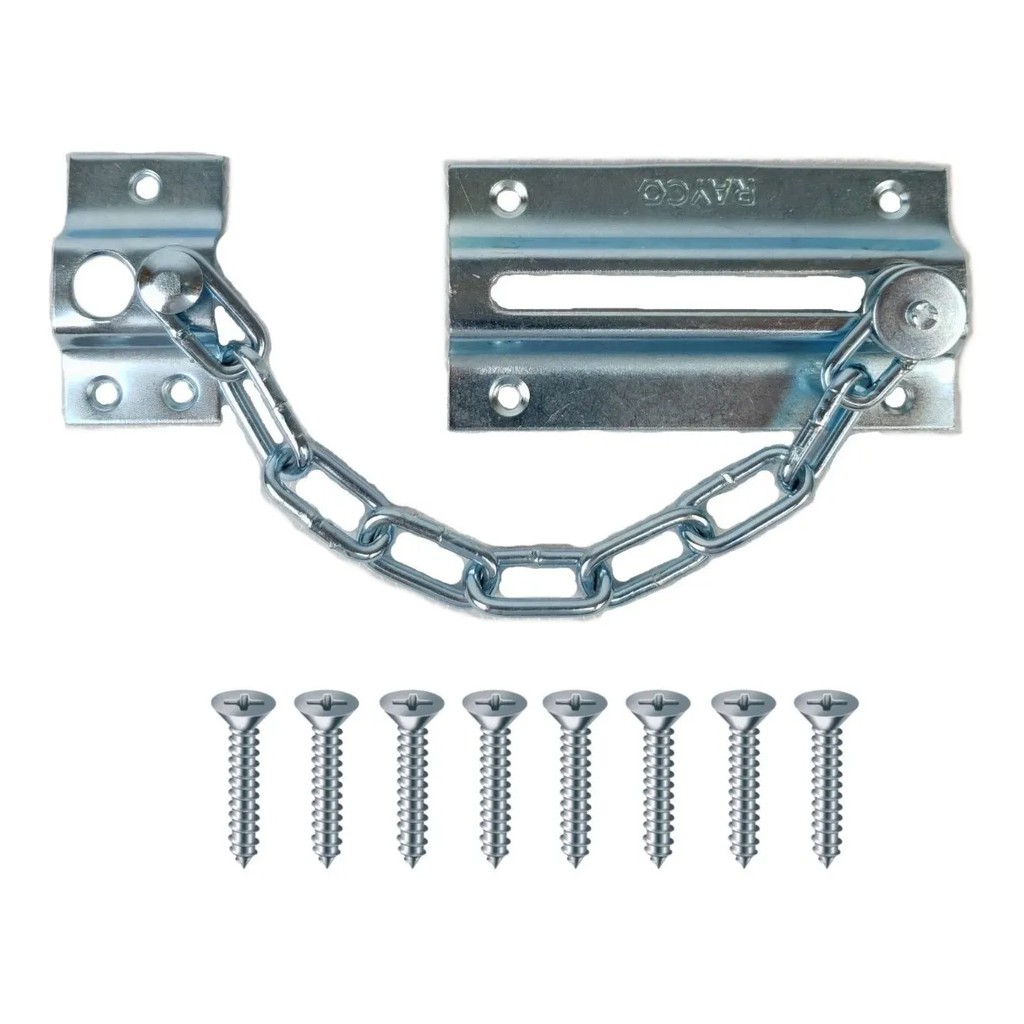 Trava De Segurança Pega Ladrão Para Porta Com Corrente
