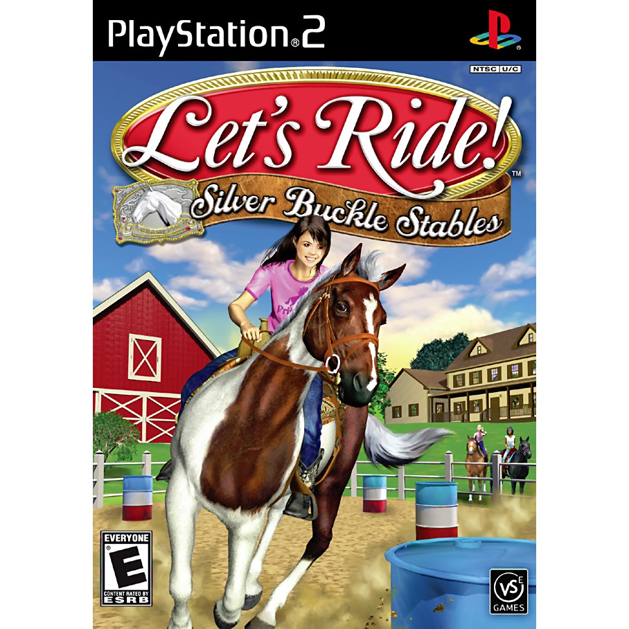 Lets Ride Silver Buckle Stables jogo playstation ps2 | Shopee Brasil
