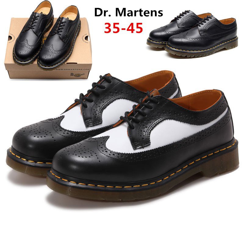 Dr. Martens Bota Martin Brogue Esculpido Corte Baixo Masculino / Mulheres gQ8m