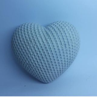 Coração Detalhado Para Decoração Feito de Cimento Para Love