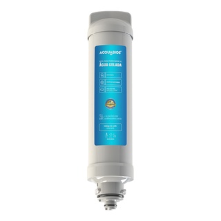 Refil de Reposição Para Filtro Purificador Agua Gelada Vazão nominal - 20 l/h -2529 - Acquabios