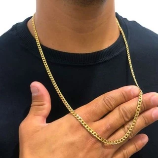 Corrente Grumet Dourada Aço Inoxidável Corrente Dourada Cordão Dourado 4mm
