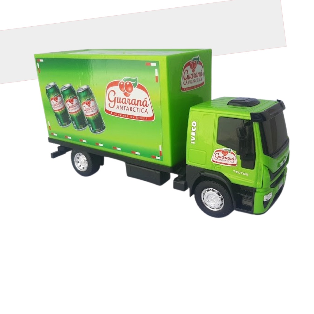 Caminhão Bau Iveco Tector Verde Guaraná Personalizado | Shopee Brasil