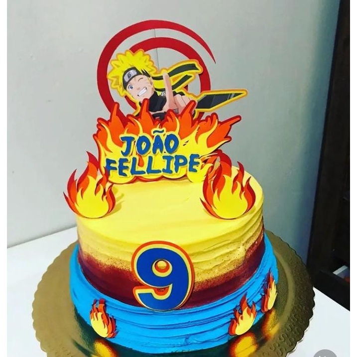 Topo de bolo personalizado Naruto - Loja de Balões, Artigos para