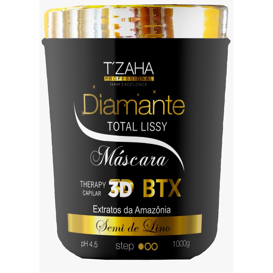 Botox Diamante 3d Tzaha Profissional 1k Alisamento e Tratamento 100%