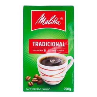 Café em Pó Melitta 250g a Vácuo Tradicional/Extraforte