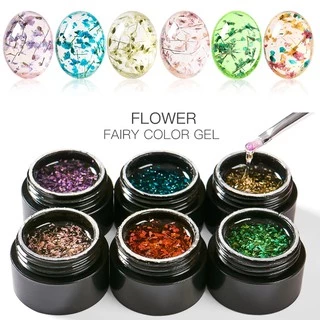 MEET ACROSS Flores Gel De Unhas Polimento Série Fadas De Secas Naturais Embebido Em Arte Decoração em Oferta na Shopee