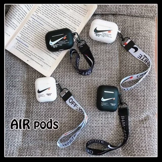 Adequado Para AirPods1/2 Apple AirPods Pro Anti-Queda Sem Fio Marca De Maré Bluetooth Capa Protetora De Fone De Ouvido I12 Deudido Esporte Azul