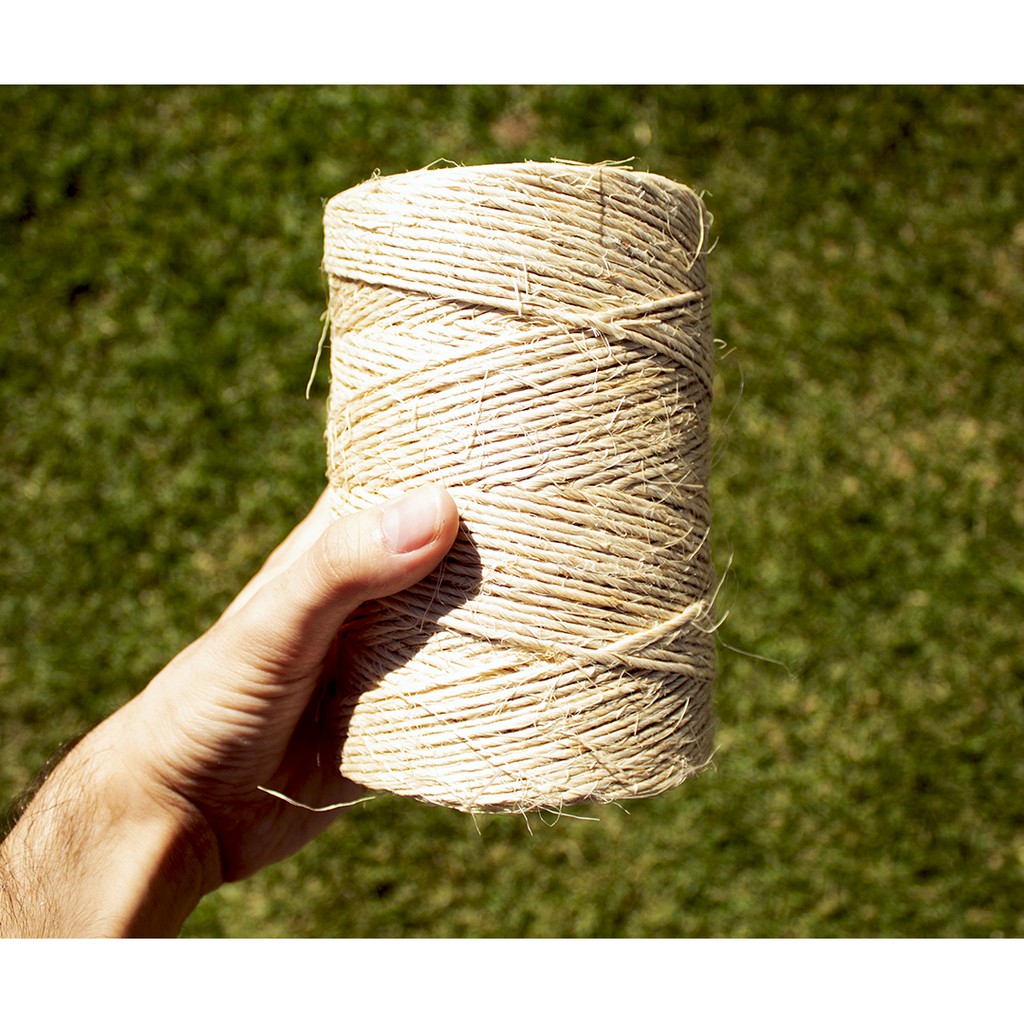 Corda De Sisal Artesanato 2mm, 3mm, 5mm Fio Natural Alta Qualidade
