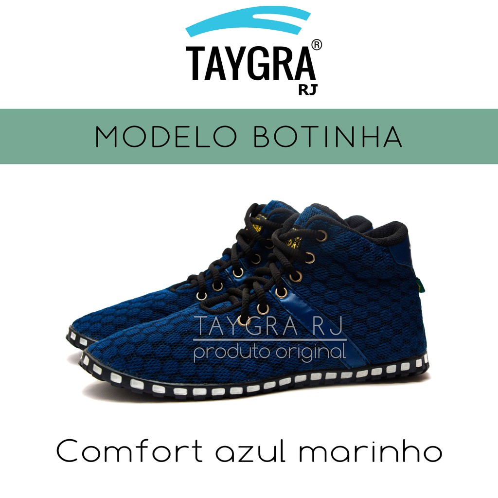 Botinha Taygra azul marinho para Dança de salão masculino e