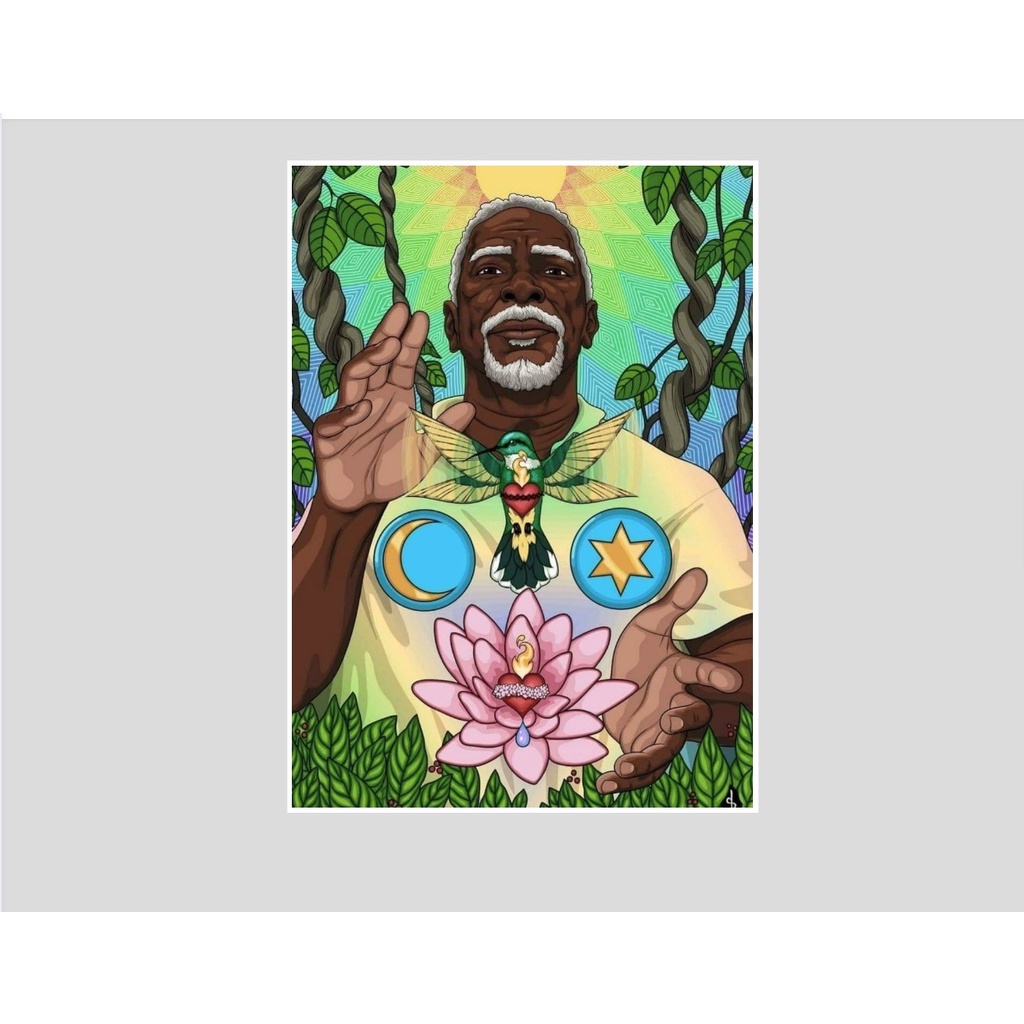 quadro santo daime mestre irineu ayahuasca xamanismo xamã | Shopee Brasil