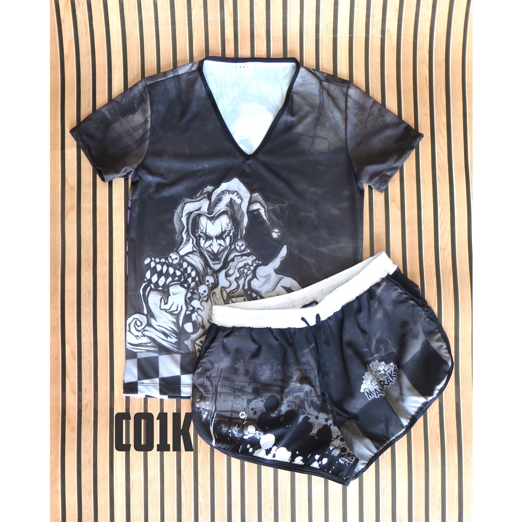 Kit Império Mandrake Cria de Quebrada Favela babylook + Short Cod30