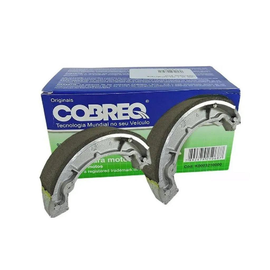 Lona Patim Freio Traseiro Cobreq Honda Biz 100 Biz 125 Pop 100 Pop 110 Nxr Bros 125 150 Xlr 125 Traseira