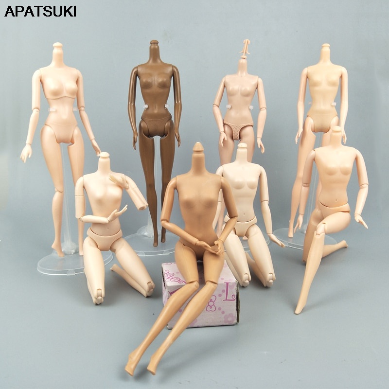 1 / 6 Articulado Diy Movable Nu Nu Corpo Da Boneca Para 1: 6 Bjd Casa De Bonecas Diy Corpo Sem Cabeça 1: 6 Acessórios Da Boneca Crianças Presentes