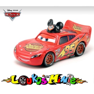 Disney Cars Mickey Lightning McQueen Original Mattel Loose