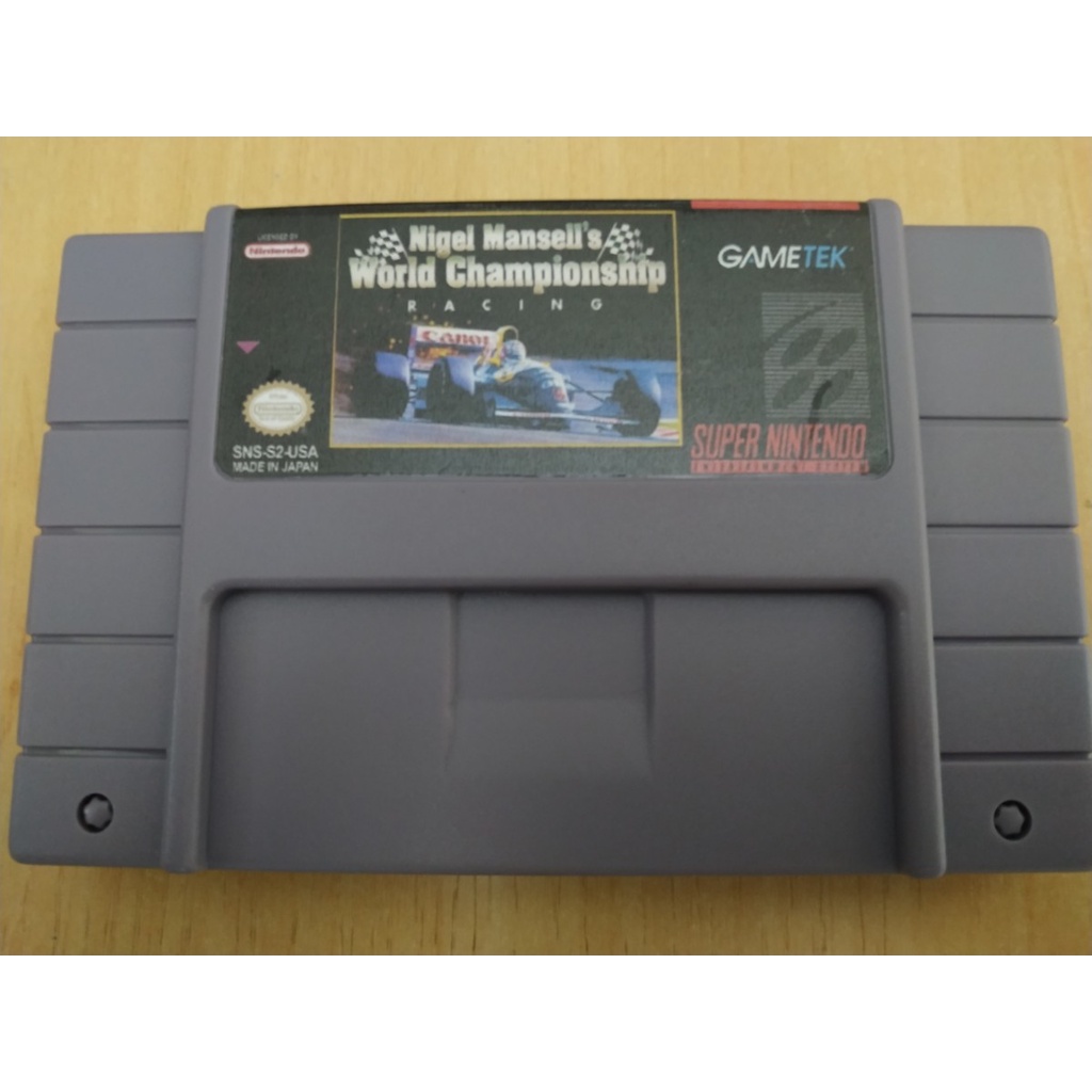 Jogo Nigel Mansell's World Championship Racing - Super Nintendo