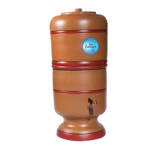 Filtro De Barro 4 Litros Com 1 Vela Carvão Ativado 1 Boia