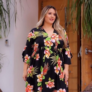 Vestido bata 2024 plus size