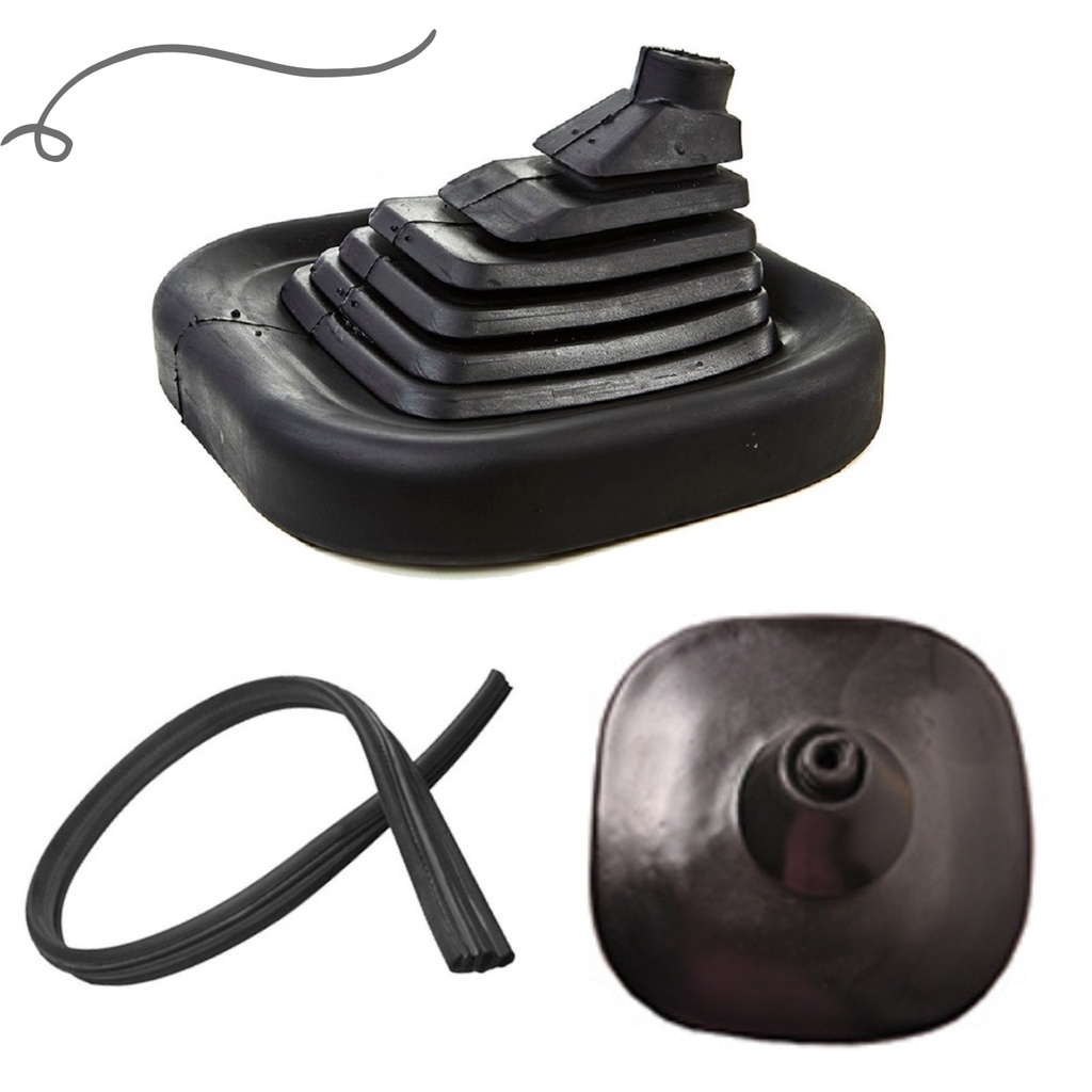 Coifa Guarda Po Borracha Vedacao Alavanca Cambio Caminhão Vw Ford Kit