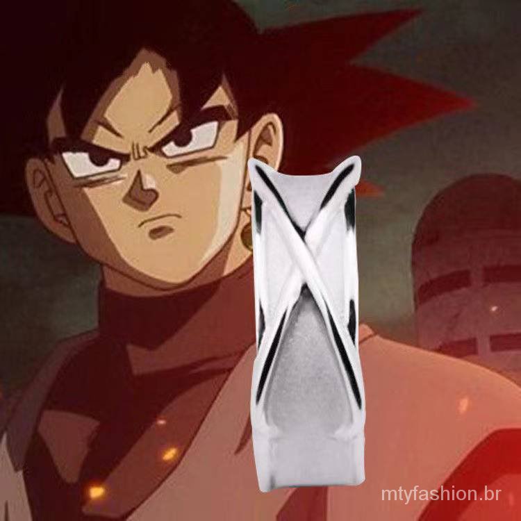Anime Masculino Dark Goku Time Ring Em Torno De Dragon Ball