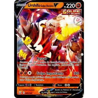 Carta Pokemon Urshifu V Golpe Decisivo Português Card Original Copag