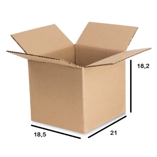 Caixas para envio Correios Ecommerce 21x19x18 com 20 unidades de caixa de papelão Maleta - M10