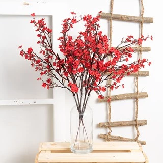 Gypsophila Artificial Falso Flores Ornamentos Casamento Nupcial Casa Decoração Buquês De Flores De Plástico Falso Flor De Cerejeira