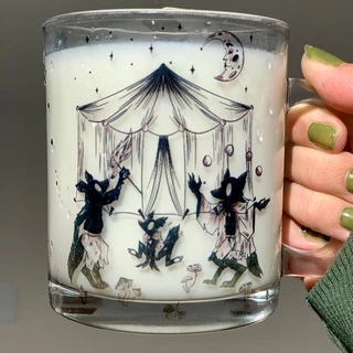 Cozinha Decoração Caneca Circo dos Lobisomens de Vidro