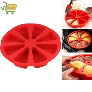 Forma Silicone De Bolos Fatias Separadas
