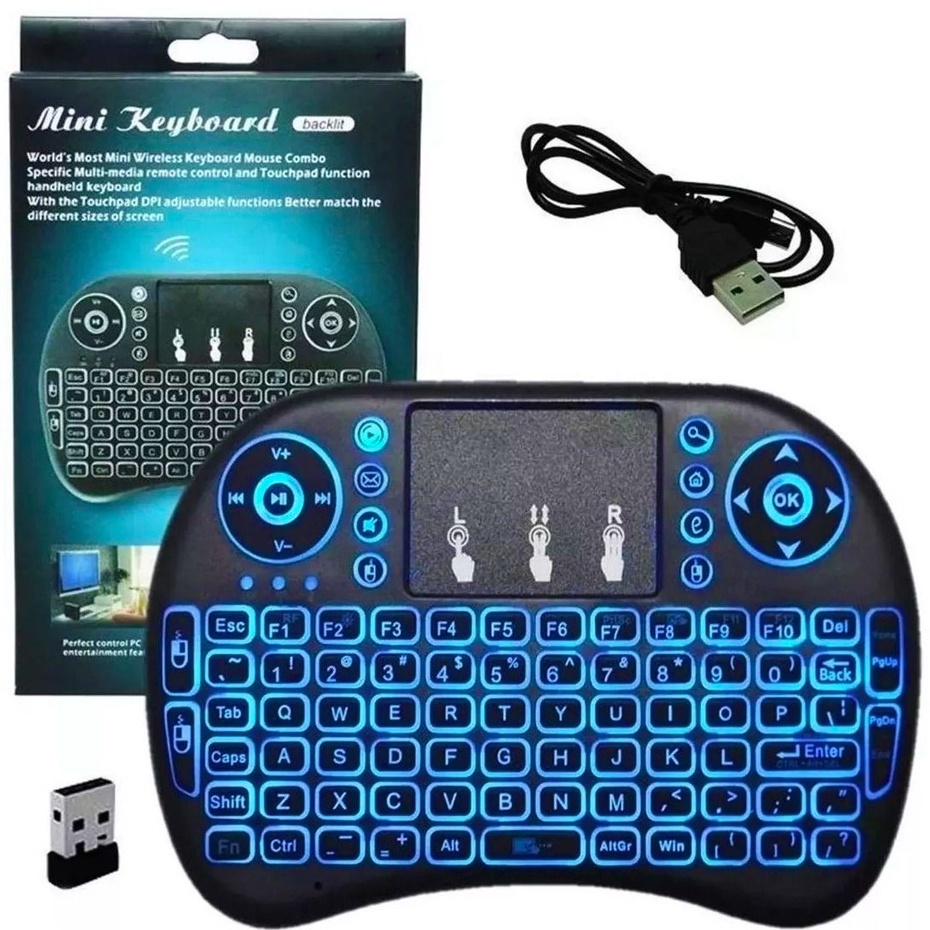 Comprar Mini Teclado Controle Sem Fio Para SmartTv Tv box Pc