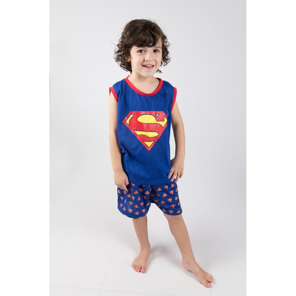 Pijama Infantil Masculino Prancha Surf Marrom